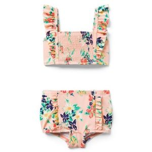 JANIE AND JACK floral ruffle bikini
